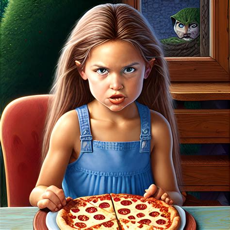 pizza girl by parapsychologe on deviantart