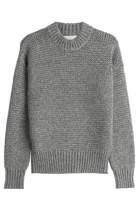 Dkny Chunky Knit Merino Wool Pullover In Grey Modesens Chunky Knit
