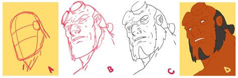 Untitled Art Blog How To Draw Hellboy