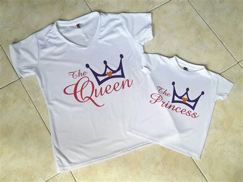 Combo Camiseta Mama E Hija Queen Y Princess 60000 En Mercado Libre