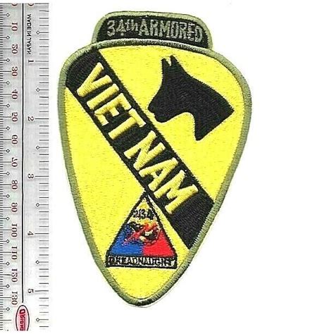 Us Army Vietnam 1st Cavalry Division 34th Armored Cavalry Regiment 2th