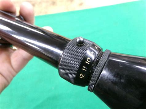 Redfield 4x 12x Range Finding Rifle Scope 4 12x40 Blued Ao Vintage