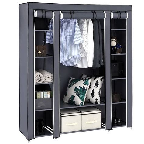 69 Portable Closet Clothes Organizer Shelf Home Wardrobe Storage