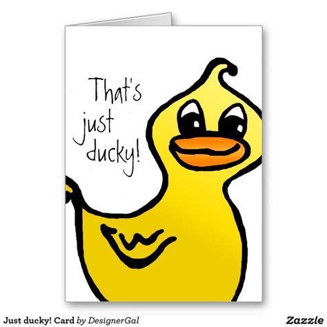 Just Ducky Card Zazzle Ducky Postcard Stamps Cards