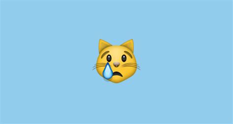 😿 Gato Llorando Emoji On Apple Ios 93