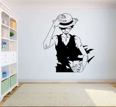 Upload any photo you want or ask us to add one for you. Buy CVANU One Piece Wall Vinyl Decal Top Anime Wall Art ...