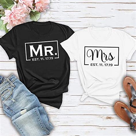 Best Mr And Mrs Shirts For The Newlywed Couple