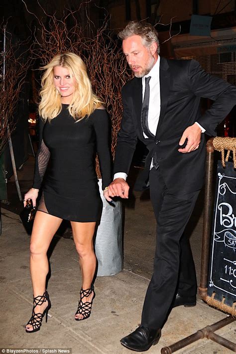 jessica simpson and husband eric johnson find time for romance after a charity event daily