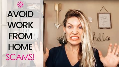 how to avoid work from home scams online scams to watch out for youtube