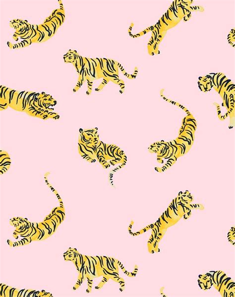 Tigers Wallpaper By Tea Collection Ballet Slipper Preppy