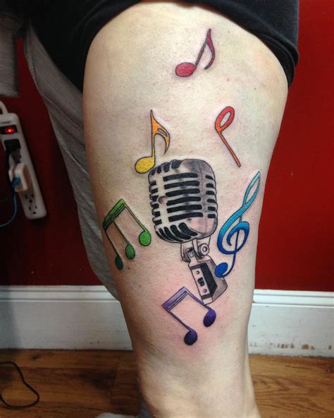 75 Best Music Tattoo Designs And Meanings Notes And Instruments 2019