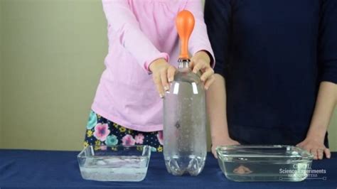 Use A Bottle To Blow Up A Balloon Science Experiment