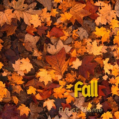Fall Album Art Template Postermywall