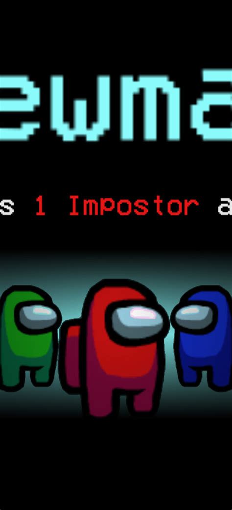 Among Us Wallpaper That Says Imposter ※ Tap Or Click The Arrow On The