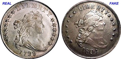 Coin Value Us Fake Silver Dollar Counterfeit 1799 To 1804 Coin