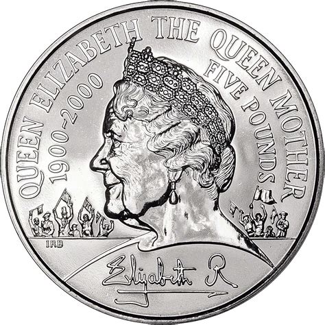 2000 Queen Mother Centenary £5 Crown Bu Coin Chard