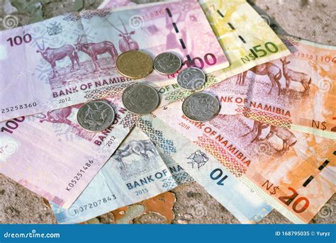 Set Of Namibia Currency Stock Image Image Of Banknote 168795035