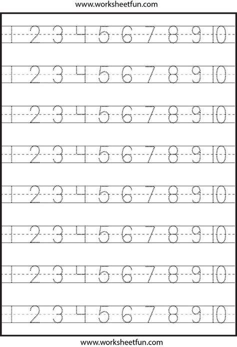 Aprender A Escribir Los Números Tracing Worksheets Number Worksheets