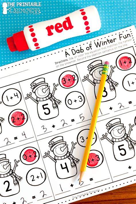 Pin By Beverly Bair On Winter Fun Kindergarten Math Activities