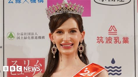 Ukrainian Born Model Winning Miss Japan Re Ignites Identity Debate