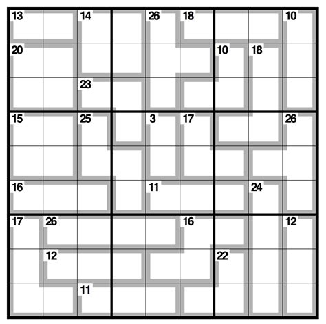 Killer Sudoku Online Printable Sudoku Printable
