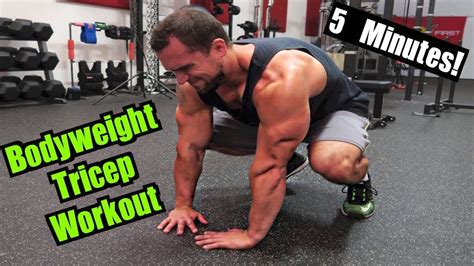 Intense 5 Minute At Home Tricep Workout 2 Youtube
