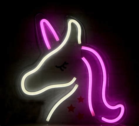 Animal Led Neon Sign Light Neon Light Wall Word Poster Etsy