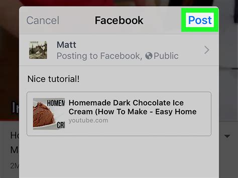 Use the following steps to access your downloaded facebook videos 3 Ways to Post a YouTube Video on Facebook - wikiHow
