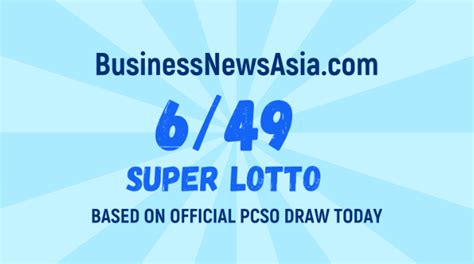 Continuarea navigarii pe acest site se considera acceptare a politicii de utilizare a cookies. 6/49 Super Lotto Result Today and Winning Numbers History ...