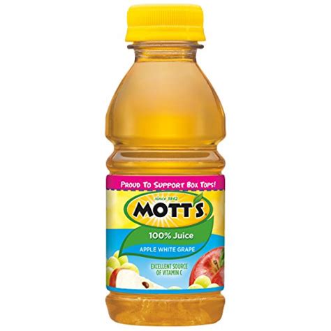 Motts 100 Apple White Grape Juice 8 Fl Oz Bottles Pack Of 6 Food