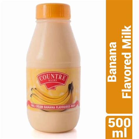 Shop Countre Dairy Banana Flavored Milk 500ml Online Jumia Ghana