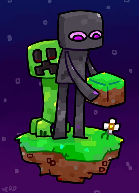 Creeper And Enderman By Wirdhere On Newgrounds