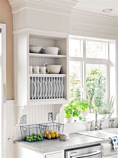 3 middle rails are removable for easy access. Creative Ways to Store Dishes | Rustic kitchen decor ...