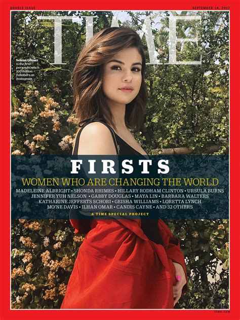 Selena Gomez Time Magazines Firsts Issue September 2017 Celebmafia