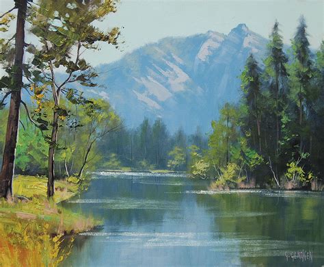 Rocky Mountains Painting By Graham Gercken