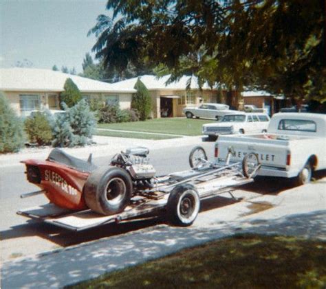 Woody Tuckers Slingshot Dragster In The 1960s Toy Hauler Trailers