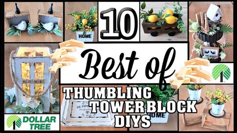 Best Tumbling Tower Blocks Diys Ever Ii Diys From Dollar Tree Tumbling Tower Blocks Ii High