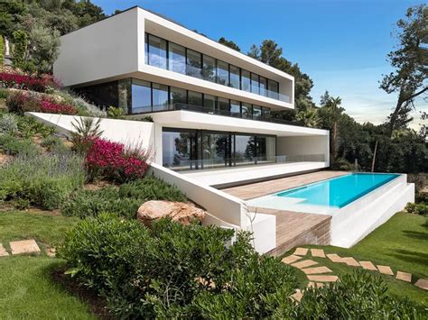 Impresionante Villa Vanguardista Con Fantásticas Vistas Al Mar En Son Vida Palma De Mallorca