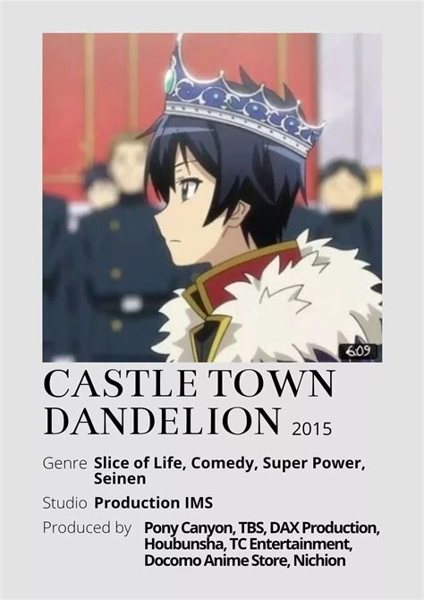 Castle Town Dandelion Top Anime Characters Anime Titles Good Anime To
