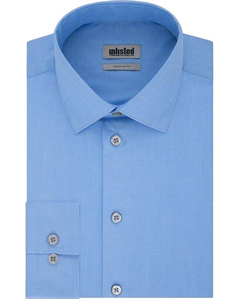 Kenneth Cole Unlisted Mens Dress Shirt Regular Fit Solid