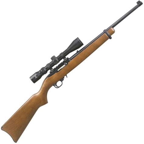 Ruger 1022 Carbine W Viridian Eon 3 9×40 Scope Hardwood Semi