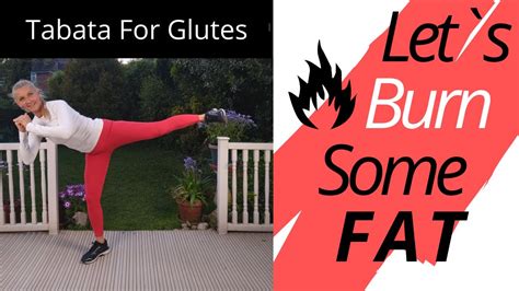 Tabata Glutes Workout Fat Burn Exercise For A Toned Bum Youtube