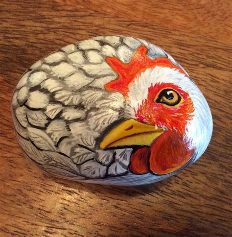 50 Easy Diy Chicken Painted Rocks Ideas 43 Huhn Malerei