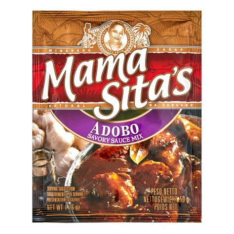 3 Pack Mama Sita Savory Sauce Mix Adobo 50 Gram
