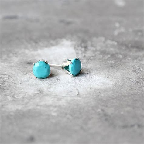 Turquoise Stud Earrings By Artique Boutique Notonthehighstreet Com