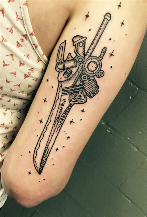 Final Fantasy Xv Nocts Ultima Blade Woodcuttarot Tattoo Design By