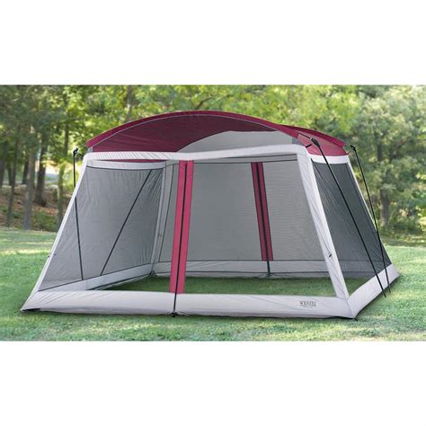 Lots of room, set up is easy enough. Wenzel® 12x12' Screen House, Maroon / Gray - 158554 ...