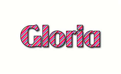 Gloria Лого Бесплатный инструмент для дизайна имени от Flaming Text