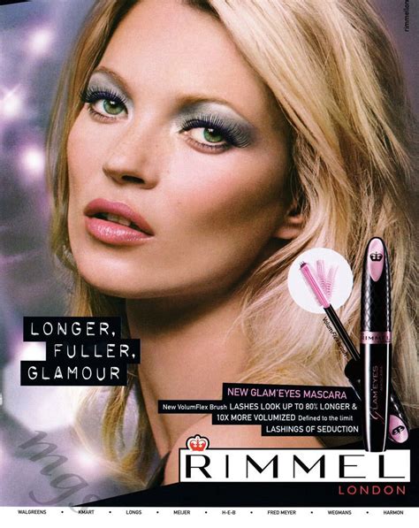 Kate Moss 1 Page Clipping 2008 Ad For Rimmel 3 Ebay Eye Mascara