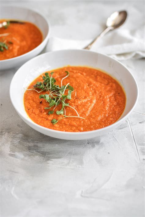 Carrot Ginger Sweet Potato Soup A Taste Of Wellbeing